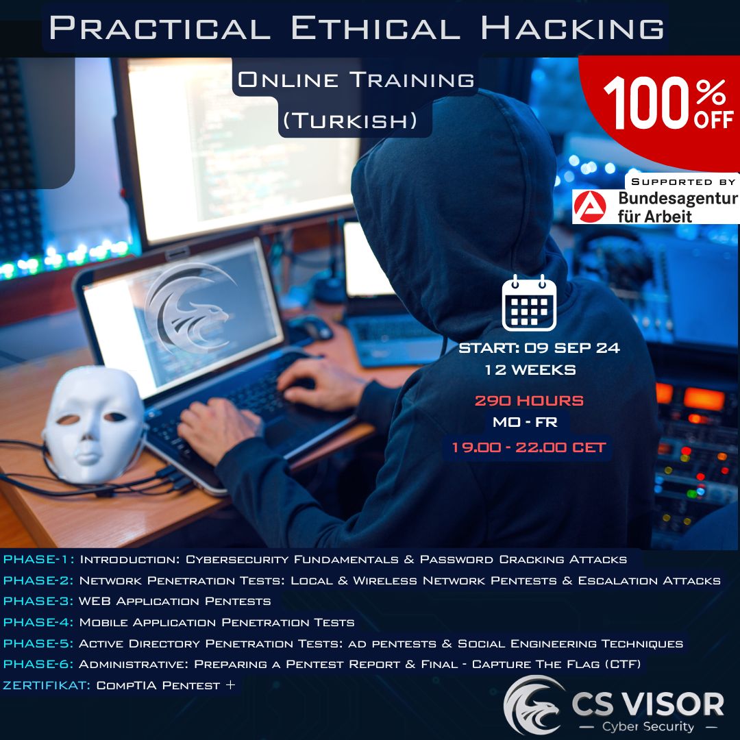 Practical Ethical Hacking - Online Training - Turkish